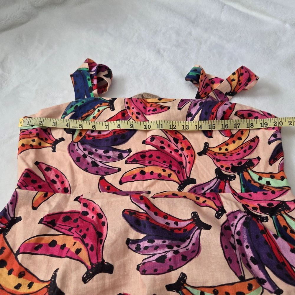FARM Rio Colorful Banana Print Mini Dress XL - Picture 3 of 10